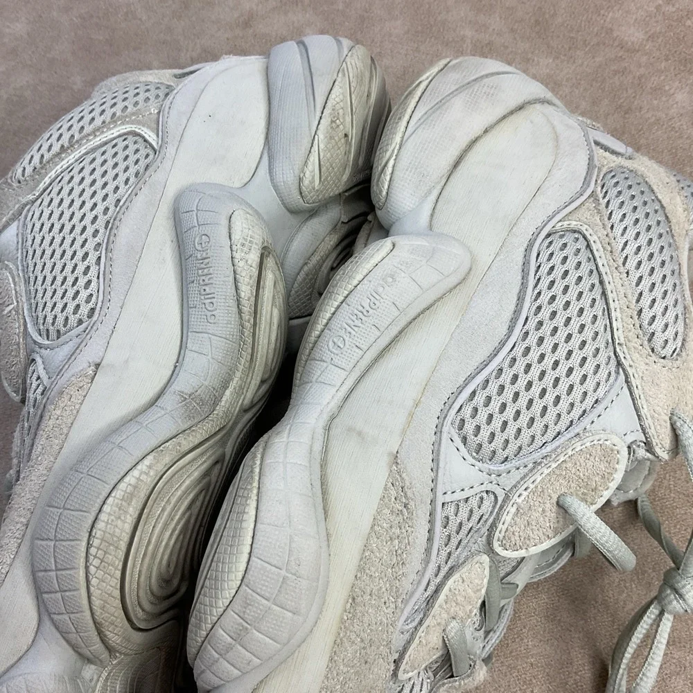 Adidas Yeezy 500 Salt Shoes EE7287‎ Gray Stone Suede Sneakers Men Sz 8