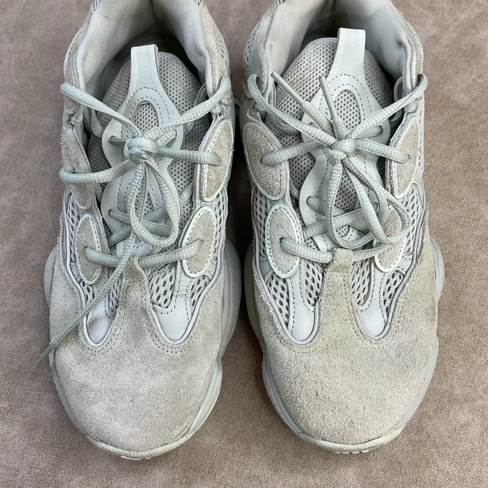 Adidas Yeezy 500 Salt Shoes EE7287‎ Gray Stone Suede Sneakers Men Sz 8