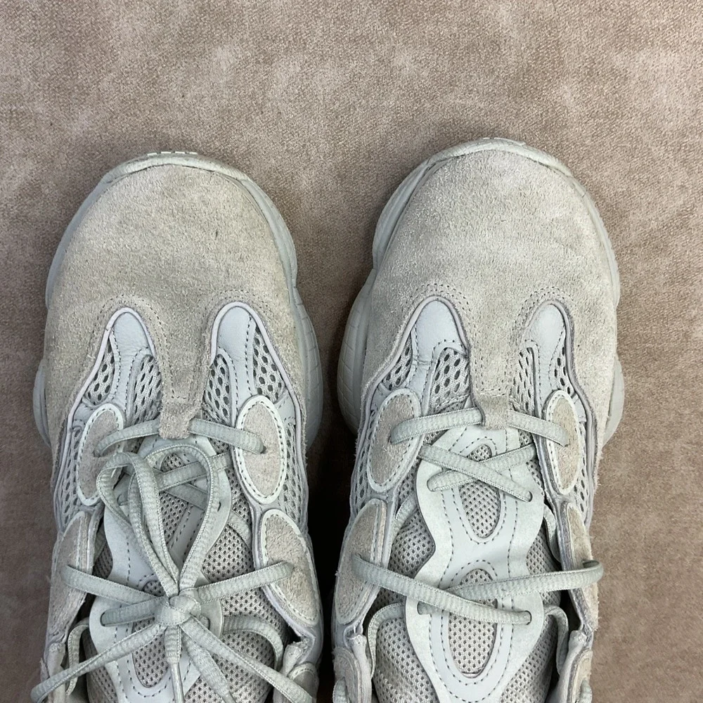 Adidas Yeezy 500 Salt Shoes EE7287‎ Gray Stone Suede Sneakers Men Sz 8
