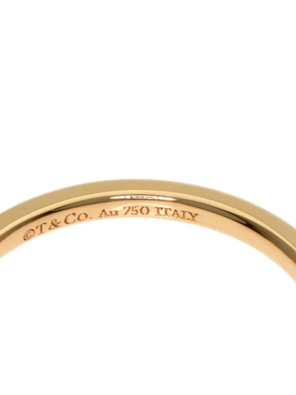Tiffany & Co Band Ring 18k Pink Gold