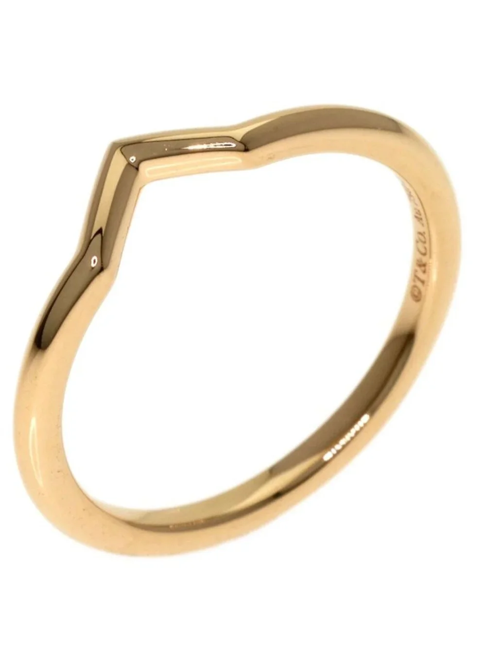 Tiffany & Co Band Ring 18k Pink Gold