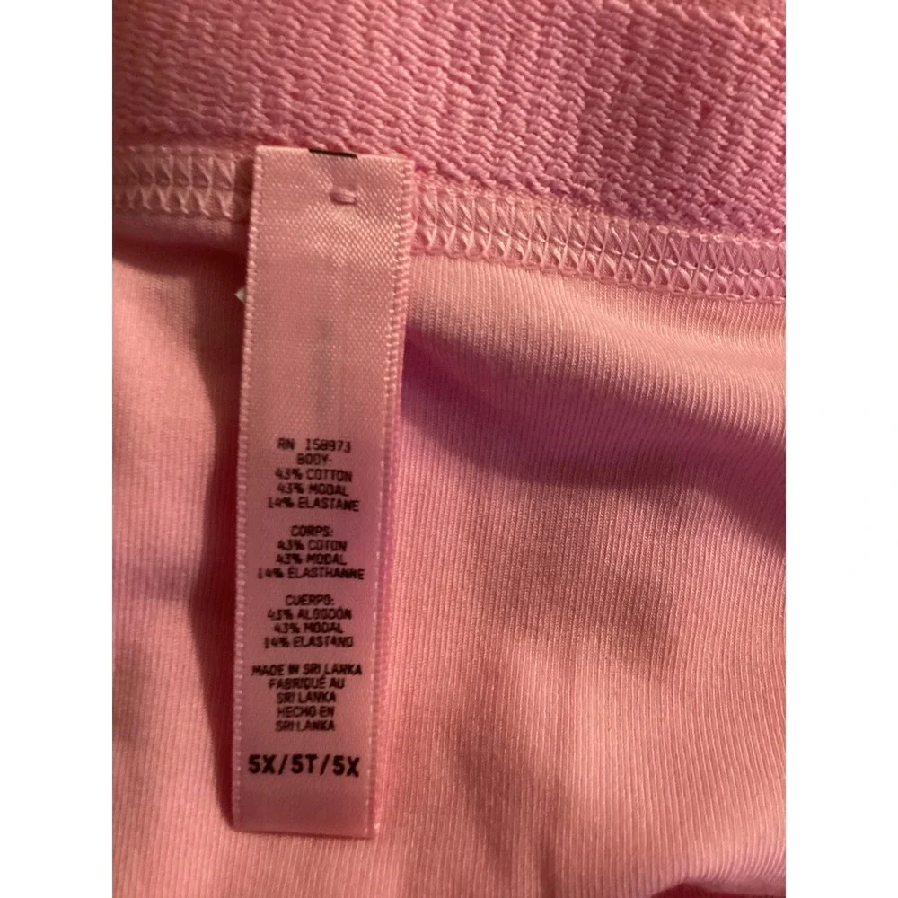 SKIMS Mens Cotton 3 Inch Boxer Brief Pink Size 5X Cotton Modal Stretch Underwear