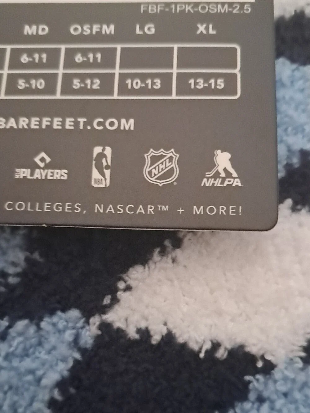 For Bare Feet plush fuzzy