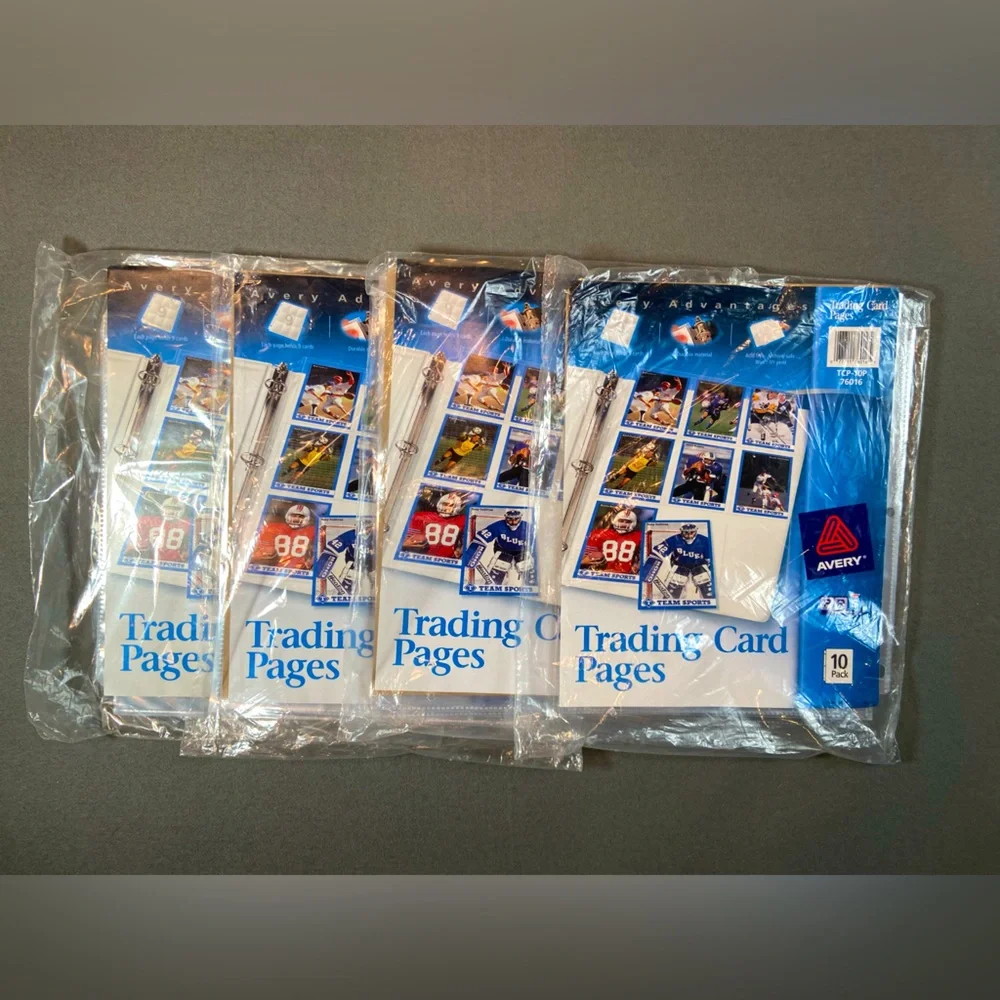 Avery Trading Card Pages 4 new packages‎ TVP 10P 76016