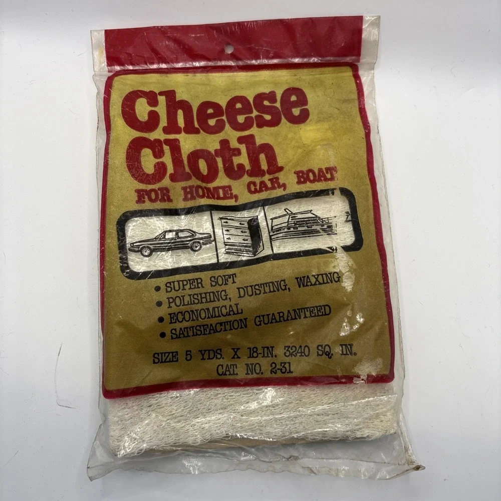 Vtg Cheese Cloth For Home Car Boat 5 Yds x 18