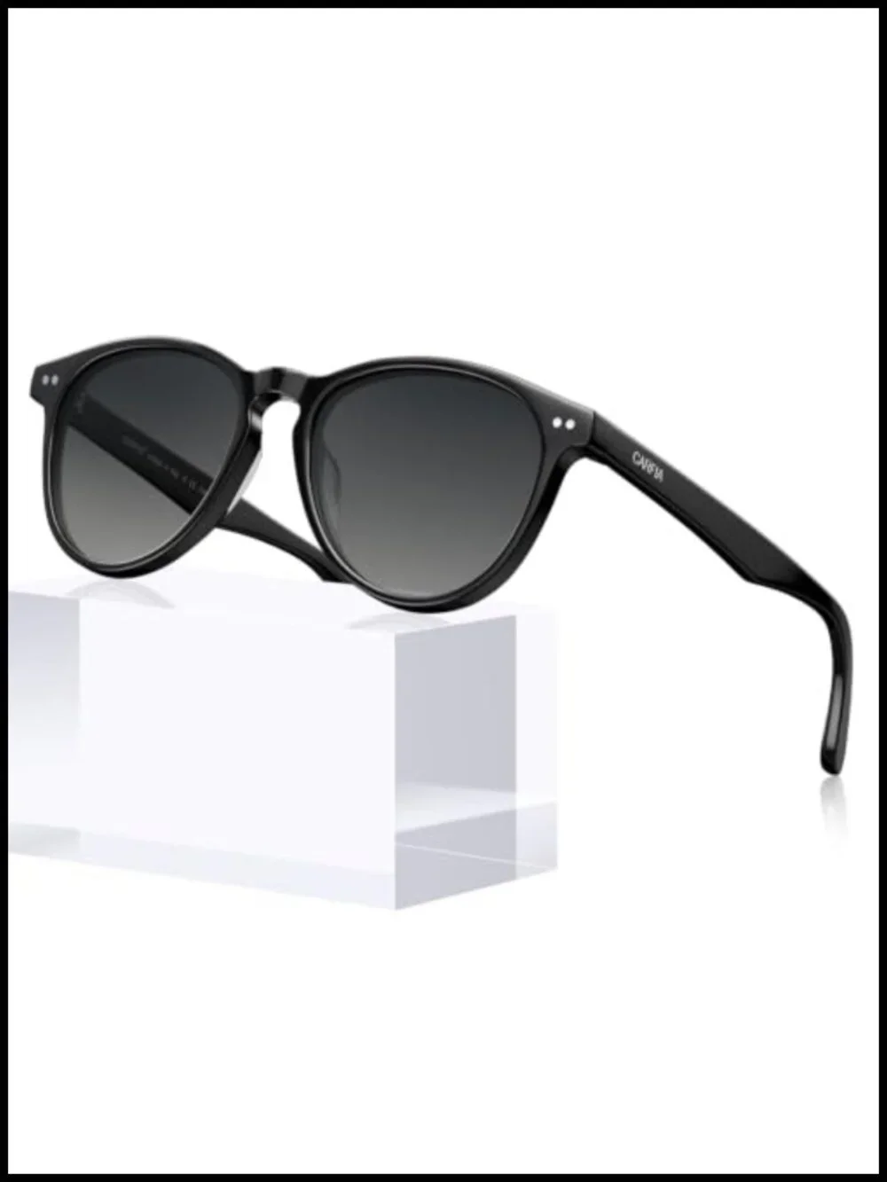 Round Polarized Sunglasses - UV400 Acetate Retro Driving Shades