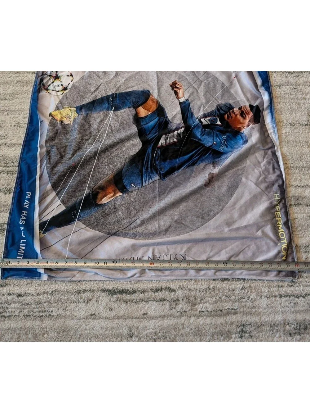 FIFA 23 Kylian Mbappe PlayStation HyperMotion GameStop Promo Fabric Banner Flag