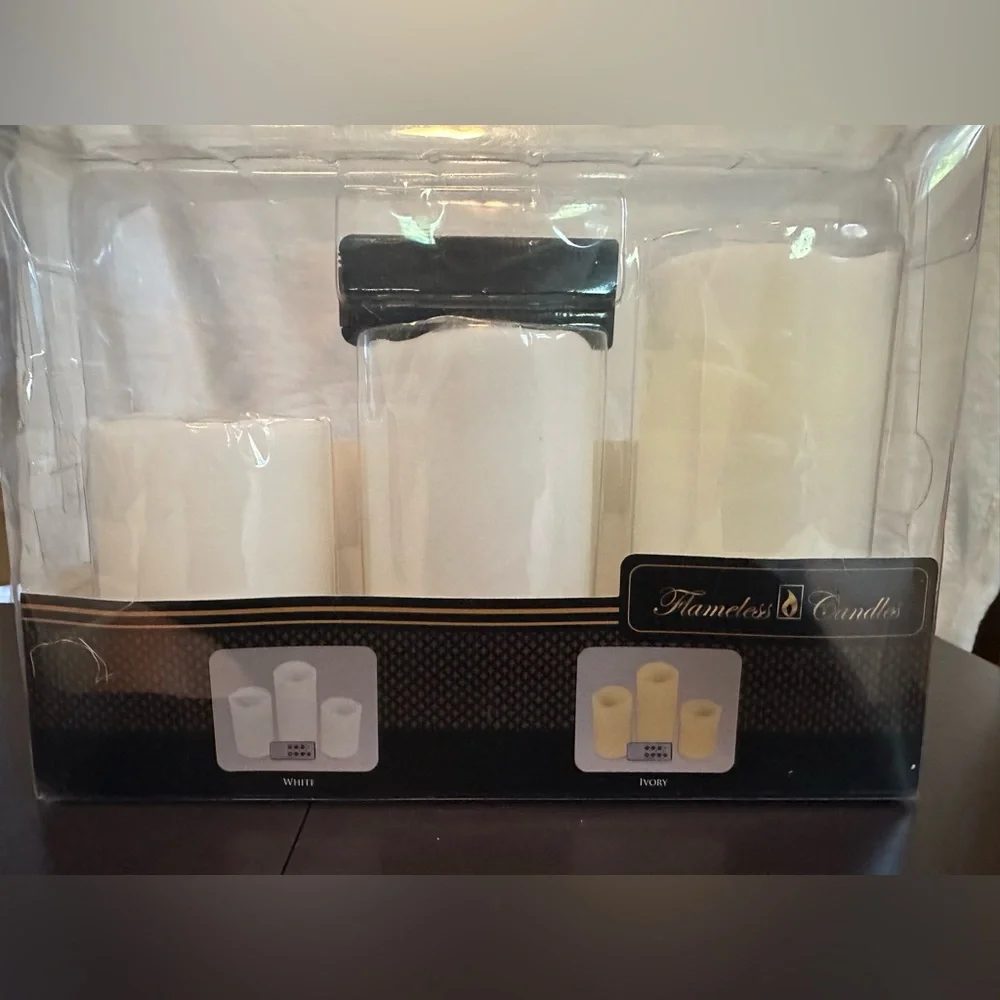 flameless candles new box