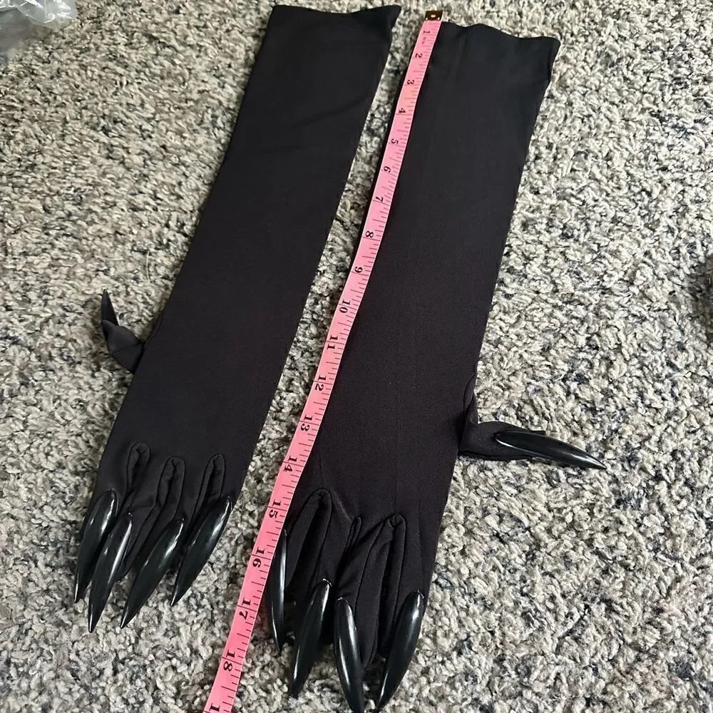 Long gloves with claws, see pictures for measurments one size fits most