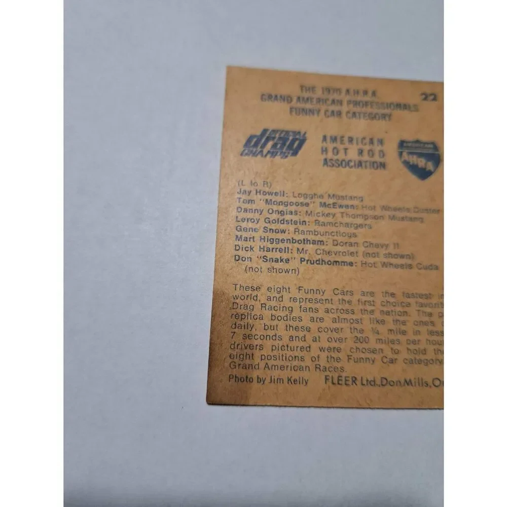 fleer vintage 1971