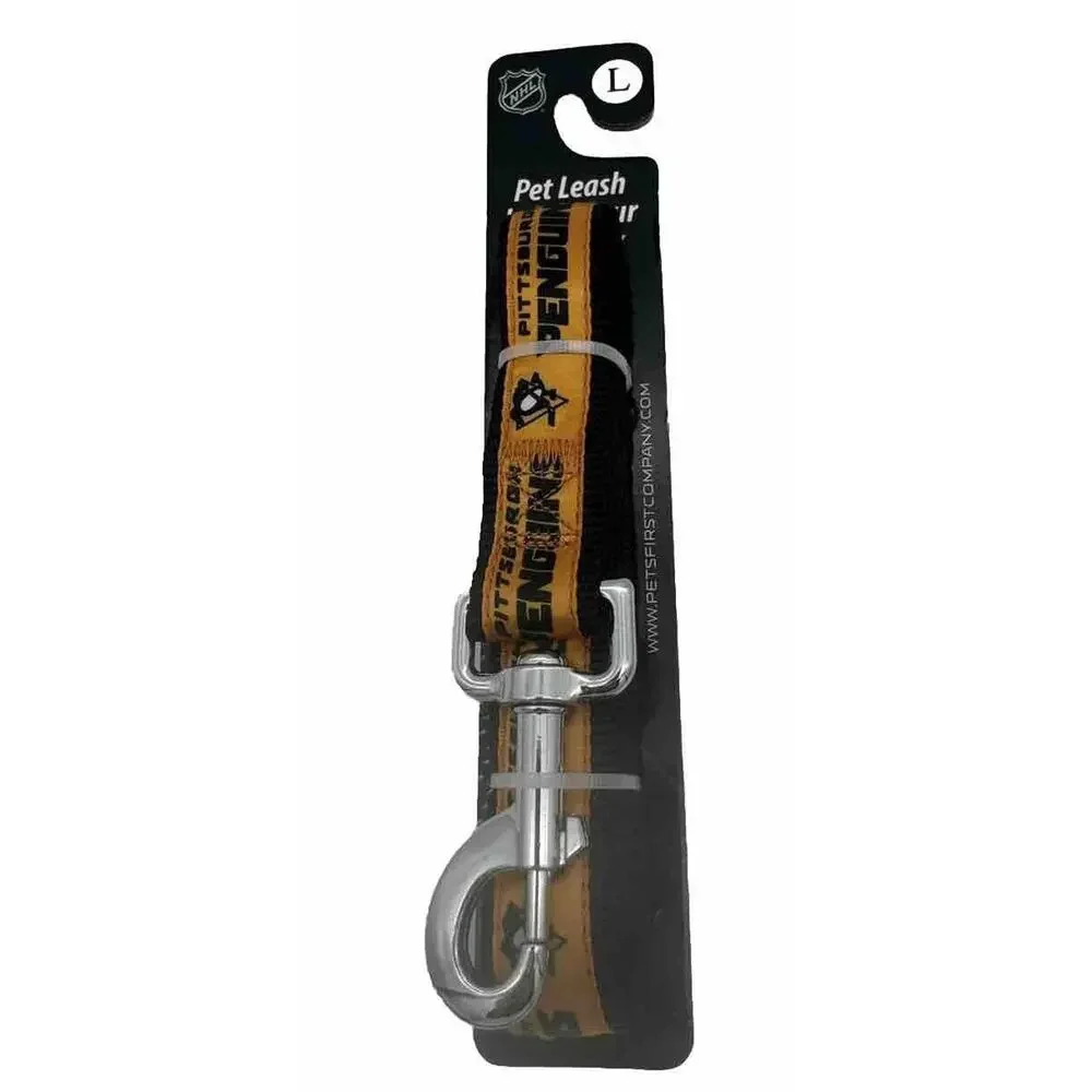 Pittsburgh Penguins Hockey NHL Dog Leash SIZE Large Officially Licensed NEW
