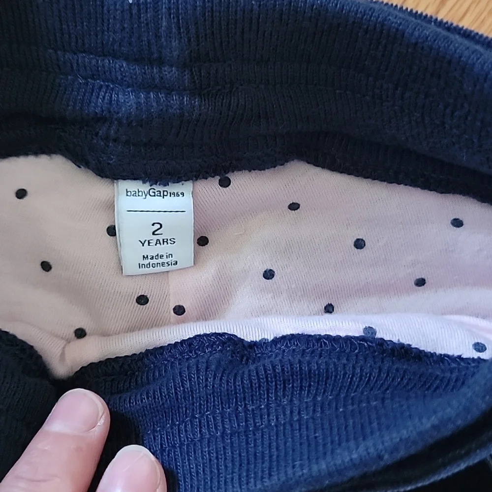 GAP blue corduroy
