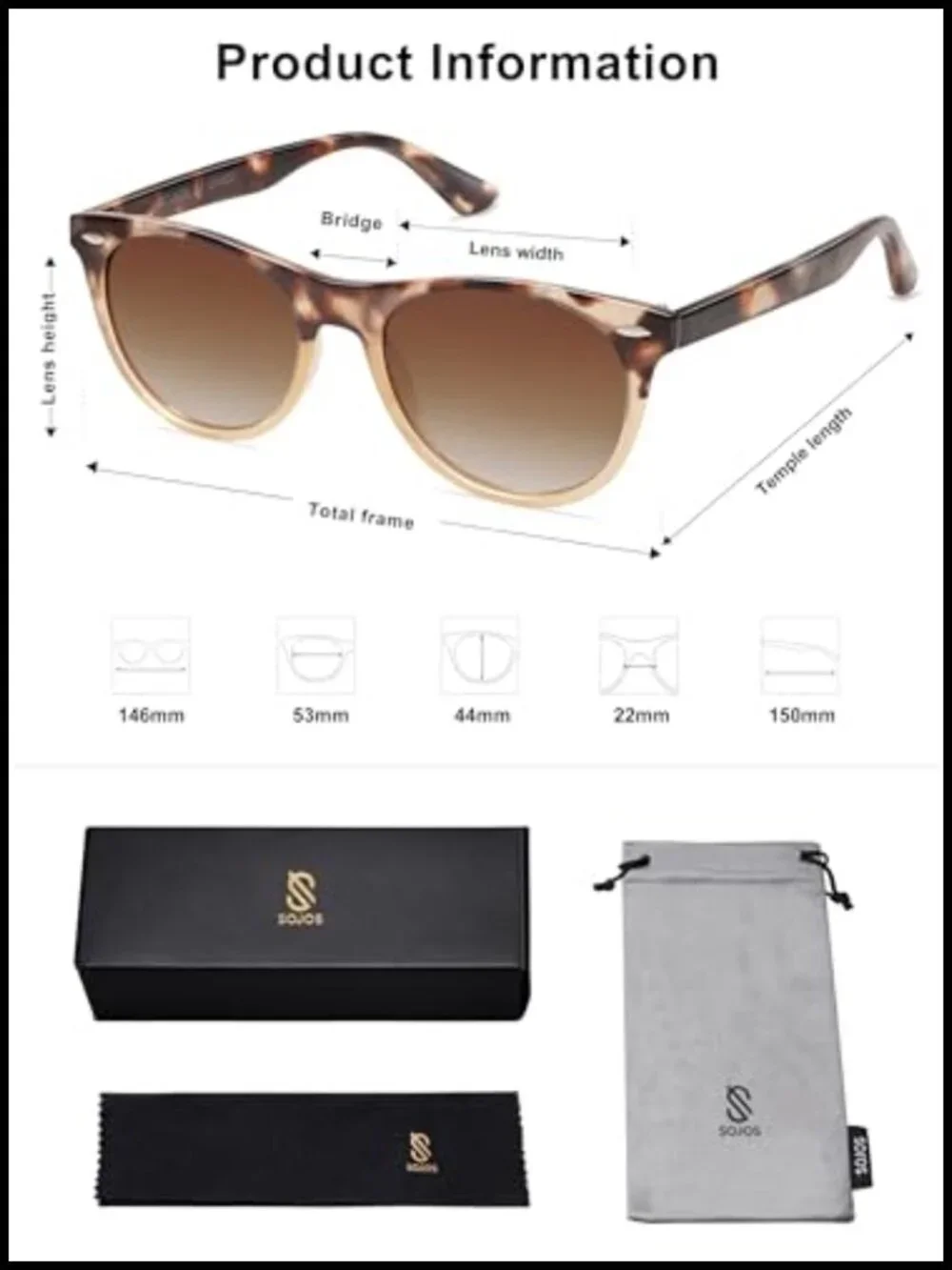 Classic Oval Polarized Sunglasses UV400 TAC Lenses