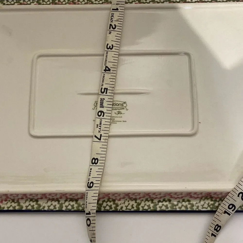 Temp-tations Multicolor Presentable Ovenware By Tara Rectangular Baking Pan Dish