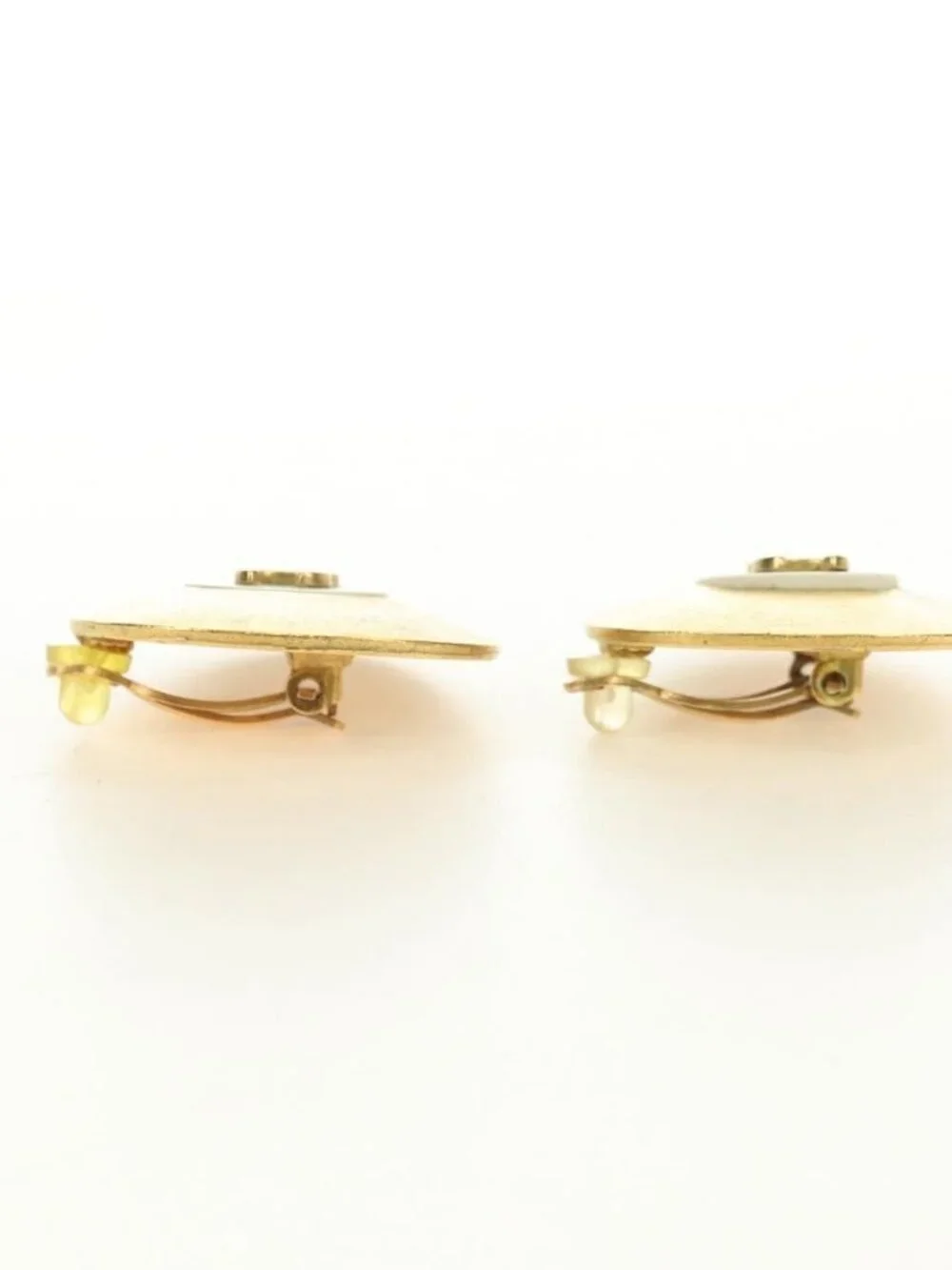 CHANEL COCO Mark Earring metal Gold Tone CC Auth 181300V