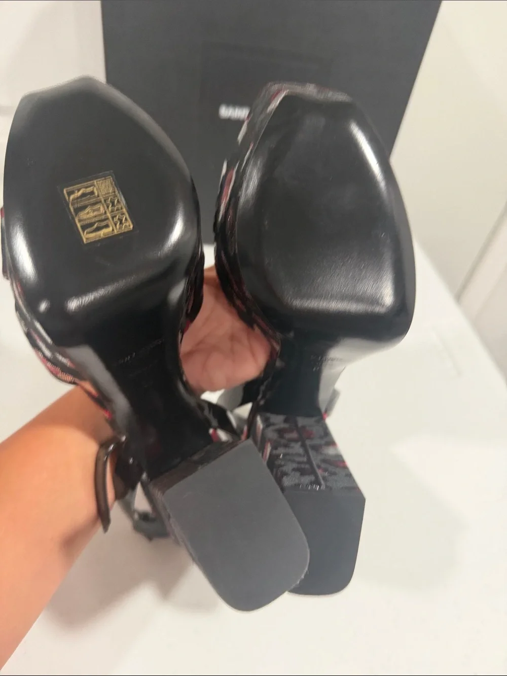 Saint Laurent bold platform