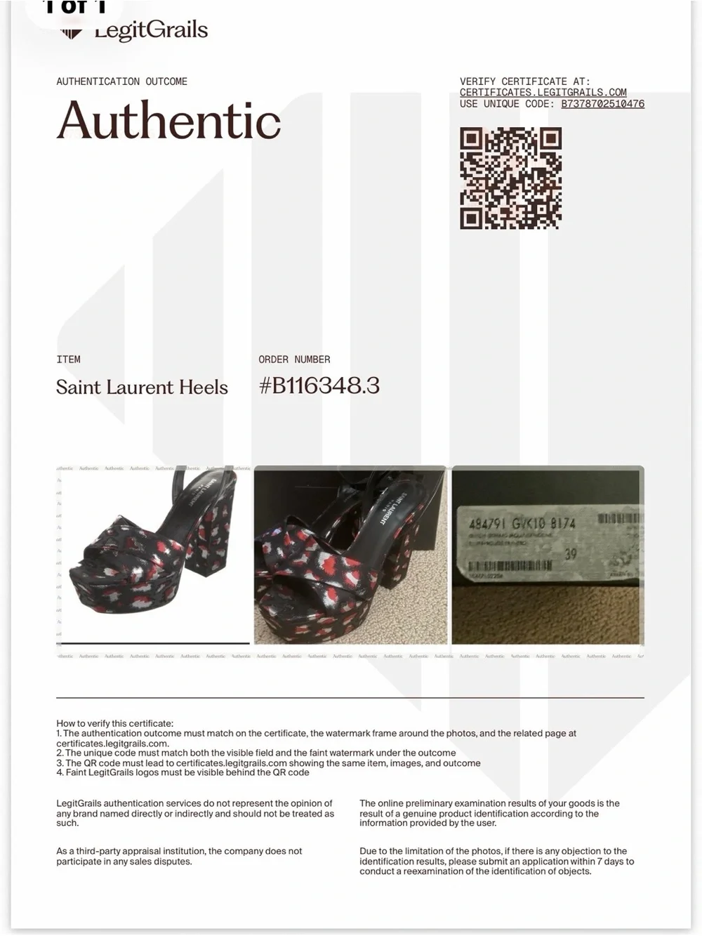 Saint Laurent bold platform