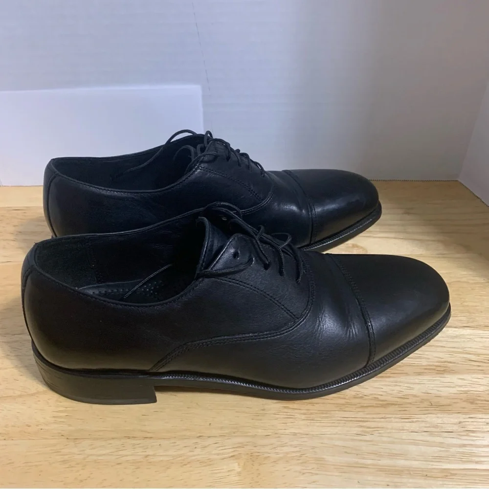 Florsheim‎ Men's Edgar Cap Toe Lace Up Black 17168-01 mens 9D