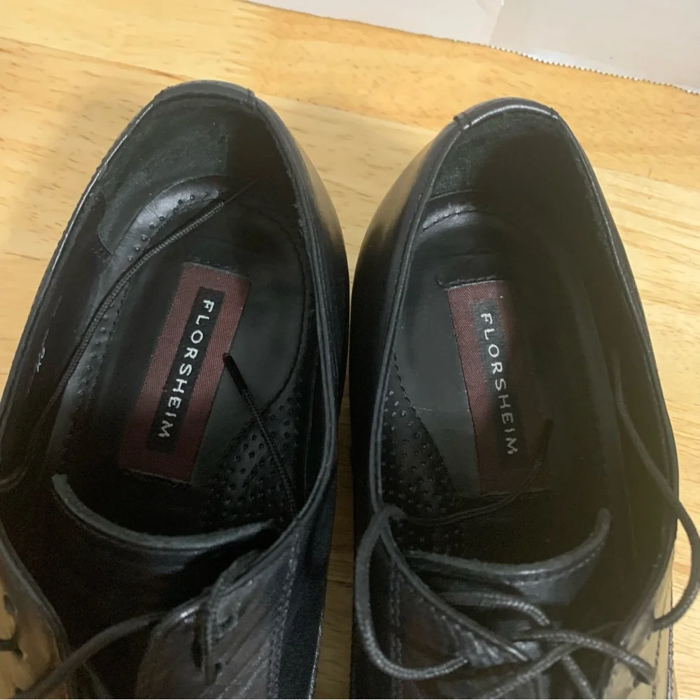 Florsheim‎ Men's Edgar Cap Toe Lace Up Black 17168-01 mens 9D