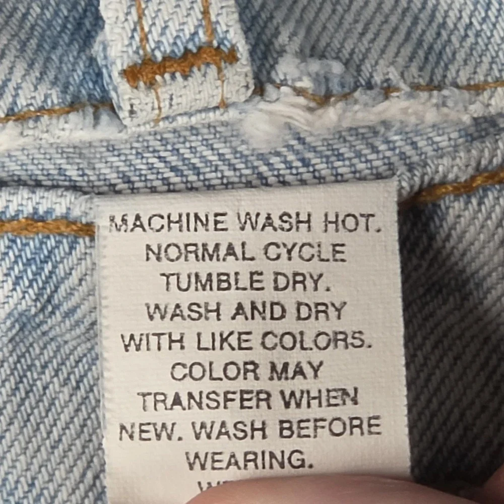 Levis jeans measurements