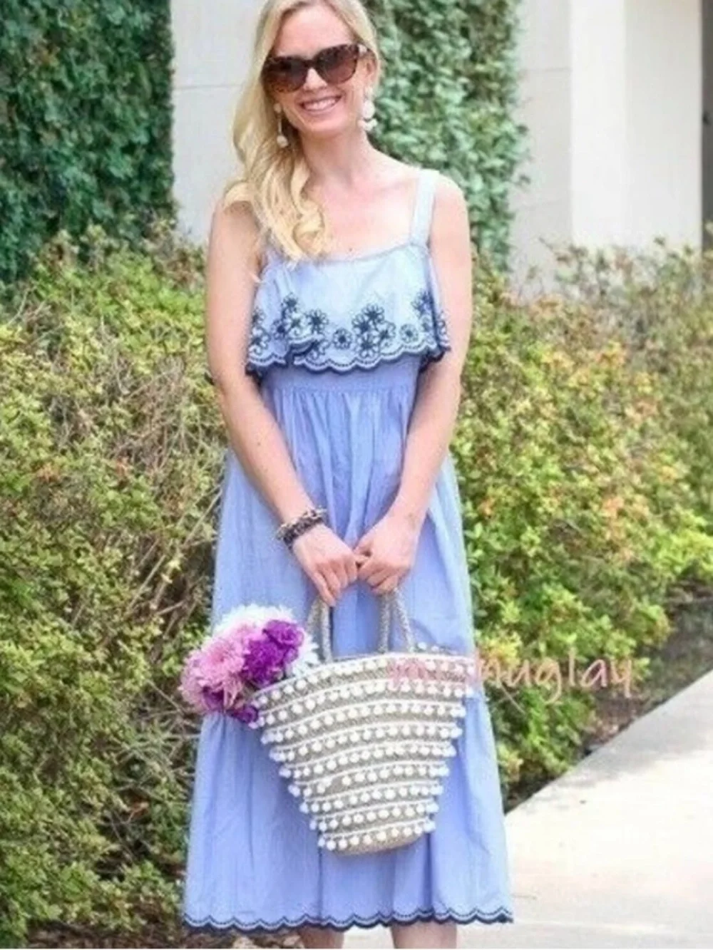 kate spade sleeveless midi