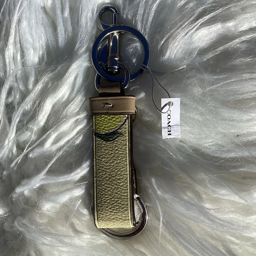 Coach charming keychain