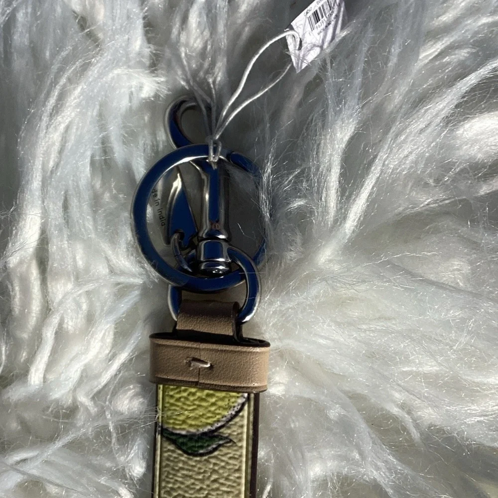 Coach charming keychain