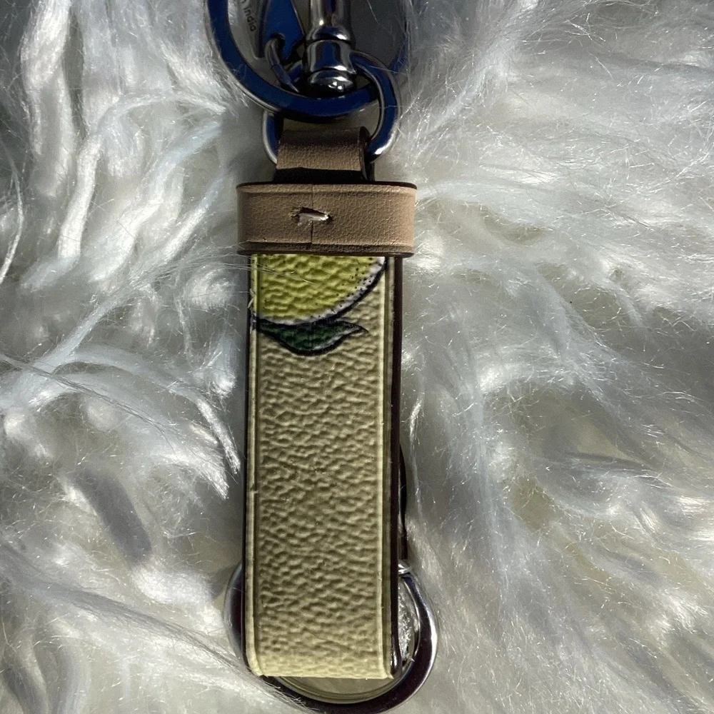 Coach charming keychain