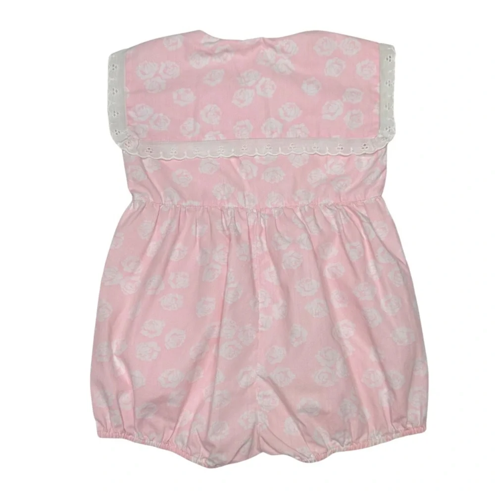Vintage floral romper