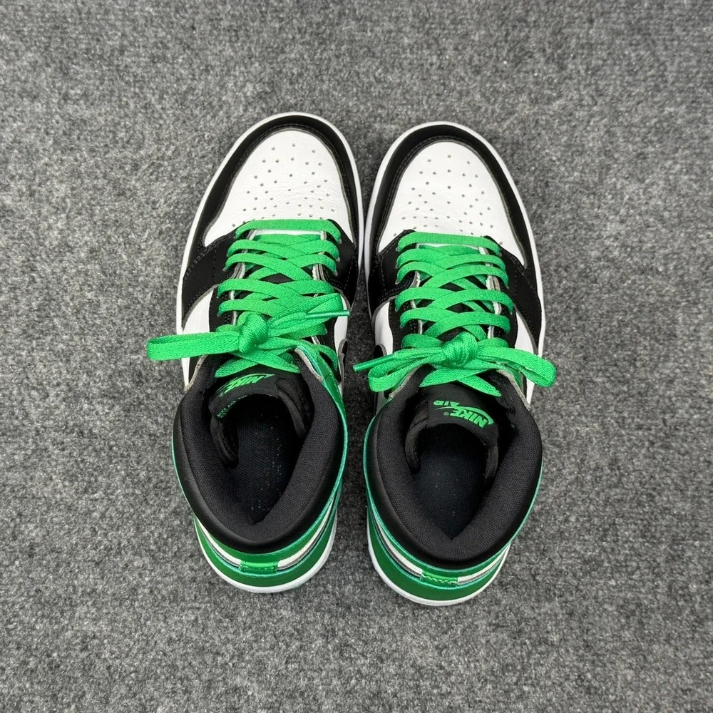 Jordan 1 Retro High OG Shoes Men's 8 Lucky Green Athletic Basketball Sneakers