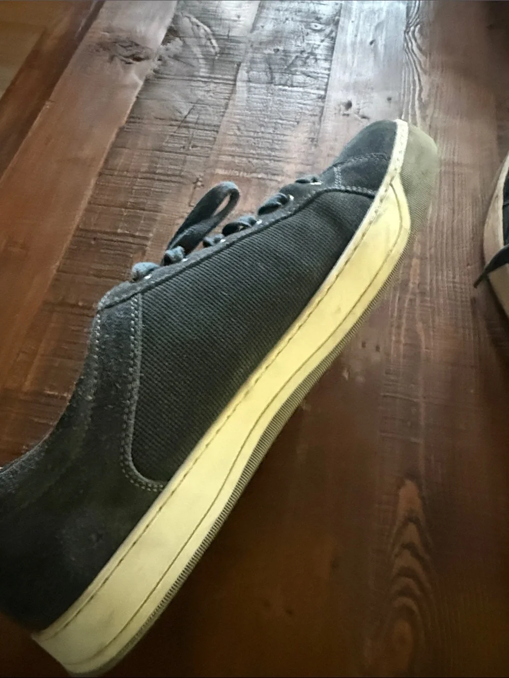 Johnston & Murphy Men's Low-Top Sneakers in Slate Blue
