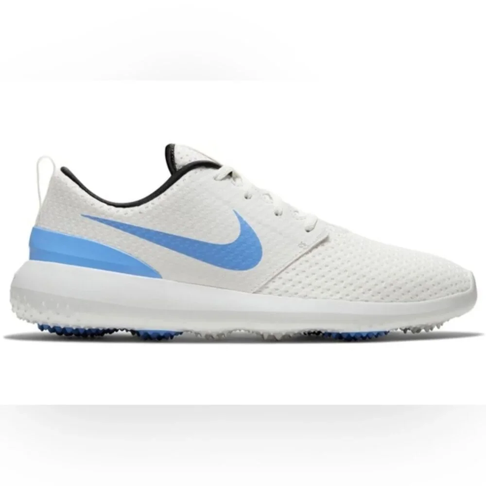NWB NIKE GOLF ROSCHE G JR SUMMIT WHITE/UNIVERSITY BLUE UNISEX 909250-100 Size 7Y
