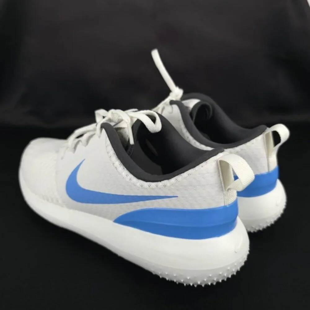 NWB NIKE GOLF ROSCHE G JR SUMMIT WHITE/UNIVERSITY BLUE UNISEX 909250-100 Size 7Y