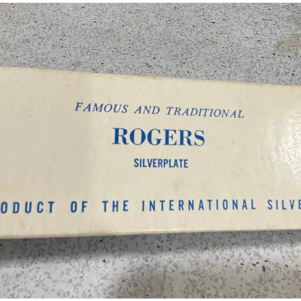 International Silver box treasures tarnish