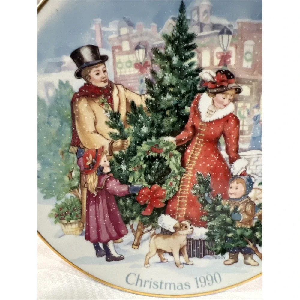 VTG, Avon, 1990, Source of Fine Collectibles, Bringing Christmas Home, 8