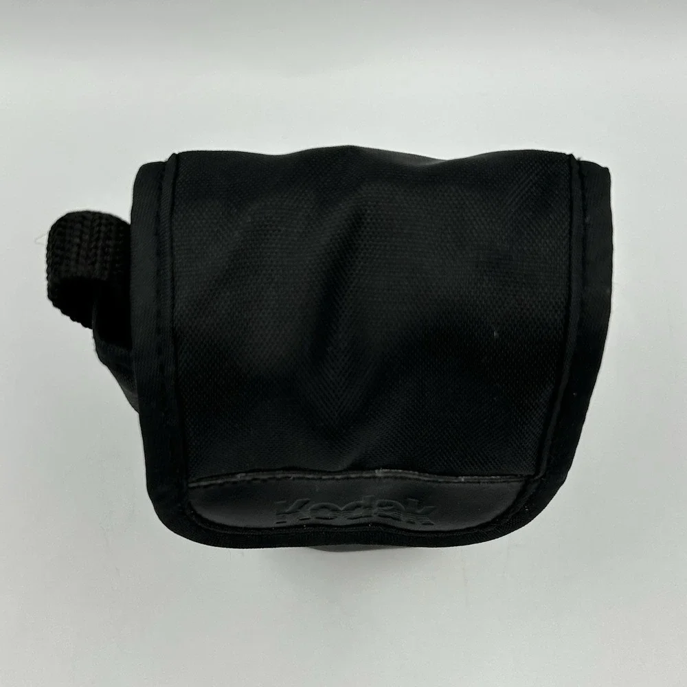 Vintage Kodak Black Camera Simple Compact Carrying Bag Pouch Loop Strap for Belt
