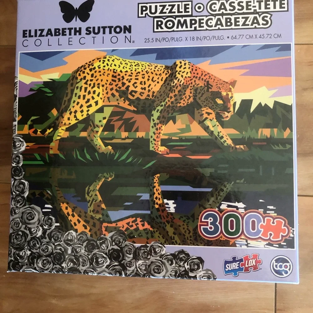 Leopard Puzzle - Elizabeth Sutton Collection- 300 Piece