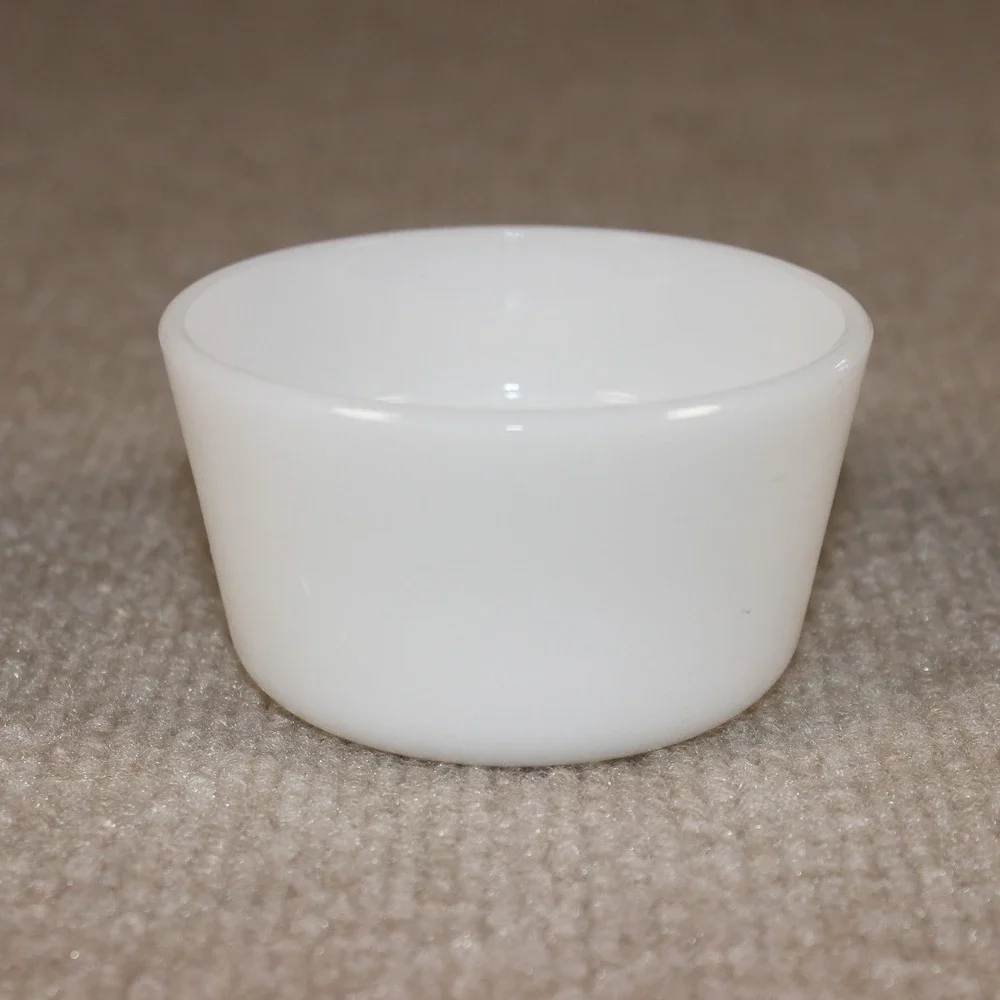 Fire-King Milk Glass Ramekin Custard Cup White Vintage Mid-Century Kitchenware