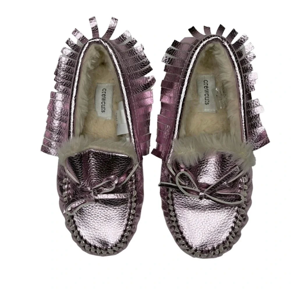 Crewcuts pink metallic