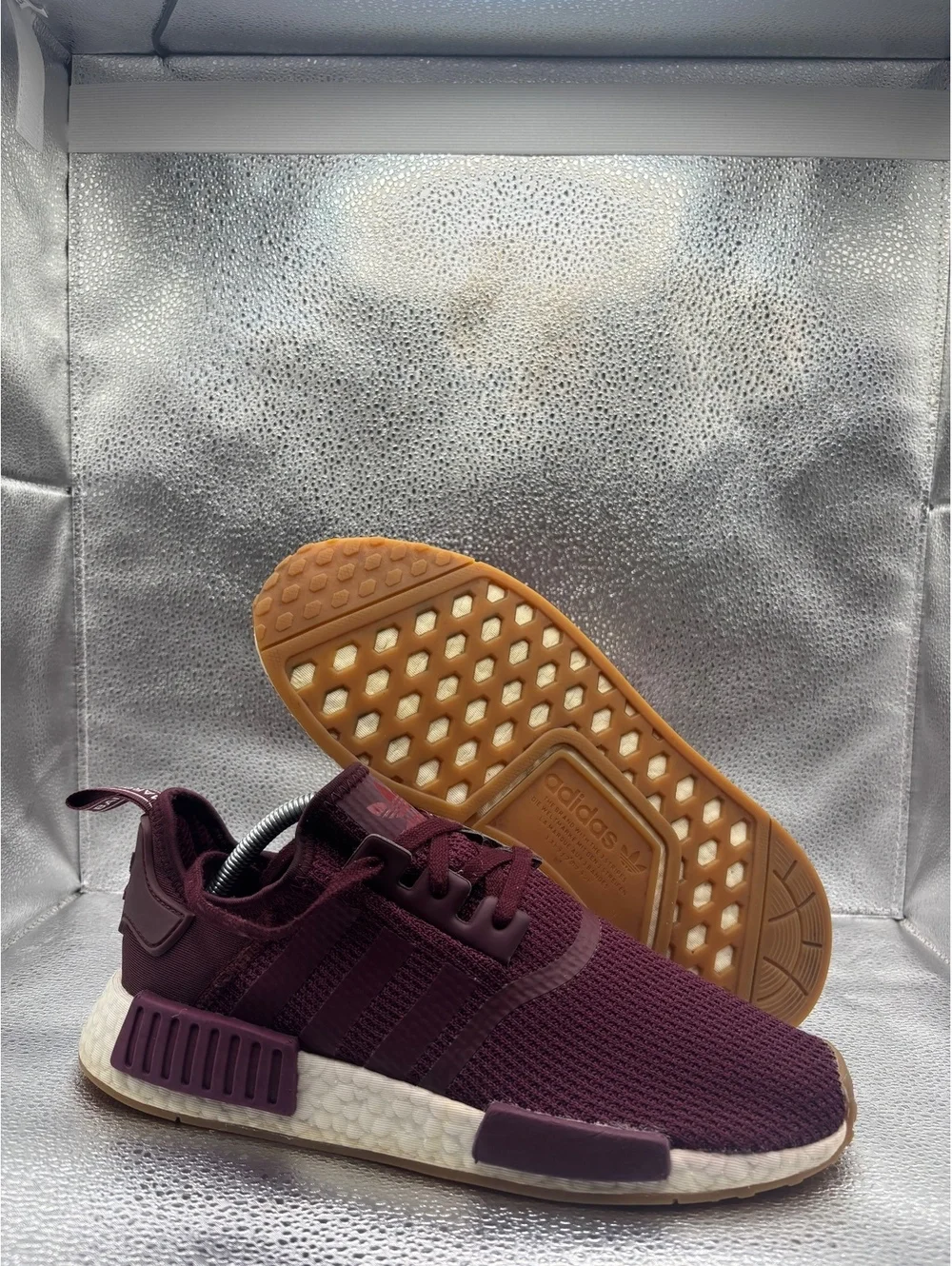 Adidas NMD_R1 maroon gum