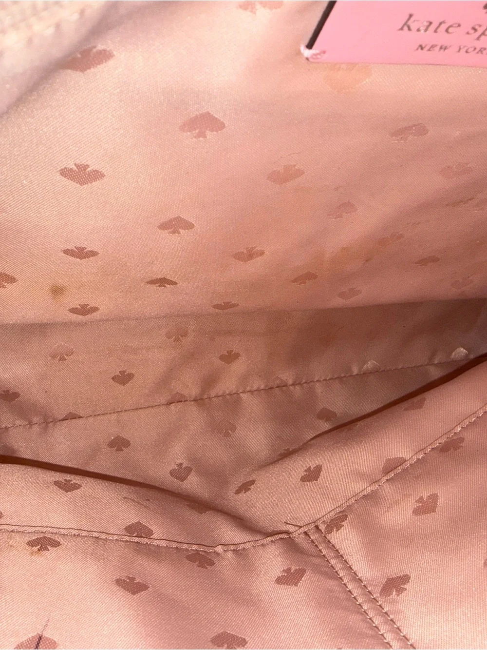 kate spade nothing staining
