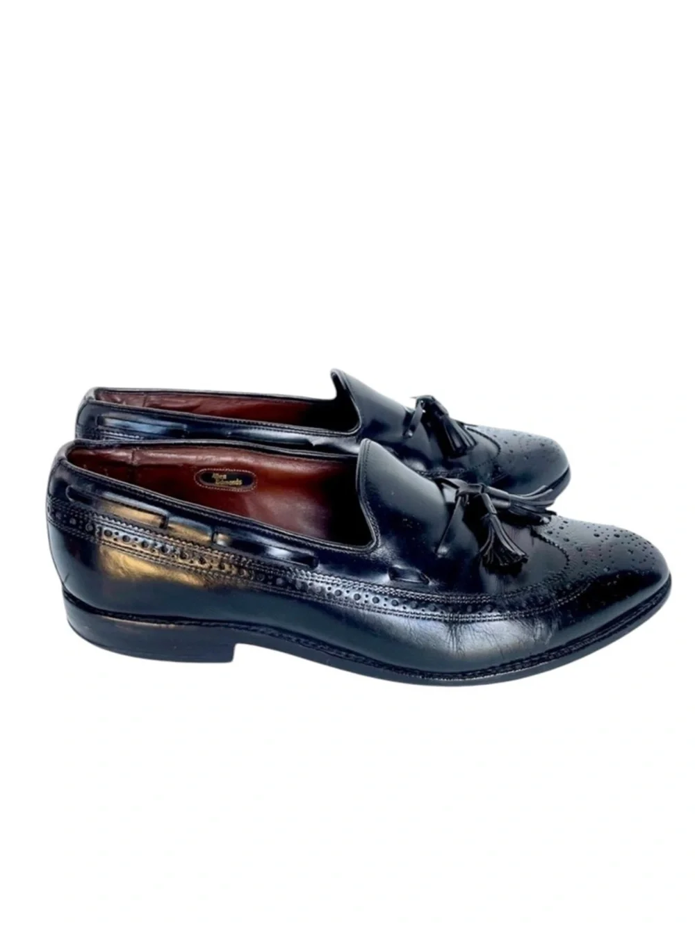 𝅺Allen Edmonds Manchester 8507 Black Dress Shoes Size 9.5 D