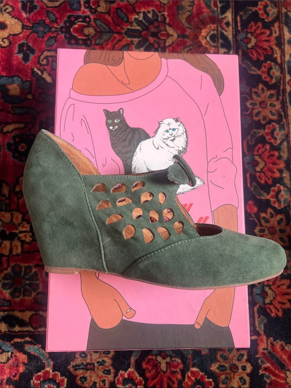 Jeffrey Campbell suede reach silhouette