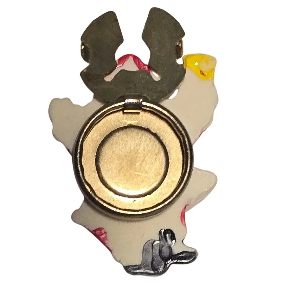 Lustre Fame holiday	 button