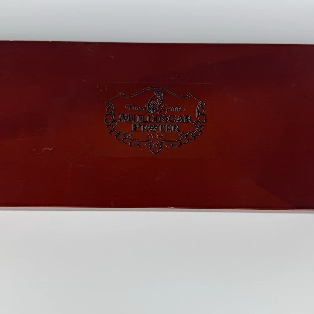 Mullingar Pewter Ireland Claddagh Cake Knife Finest Grade 95-3-2 In Original Box
