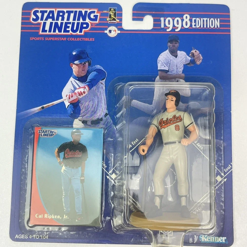 CAL RIPKEN JR Baltimore Orioles Starting Lineup SLU 1998 MLB Figure and Card