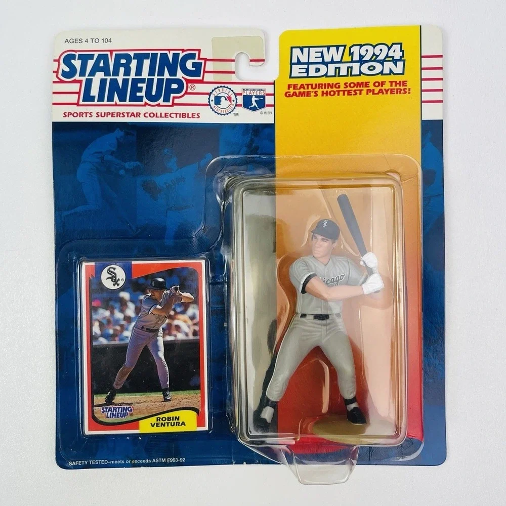 1994 Kenner Starting Lineup ROBIN VENTURA Chicago White Sox MLB Figure Card