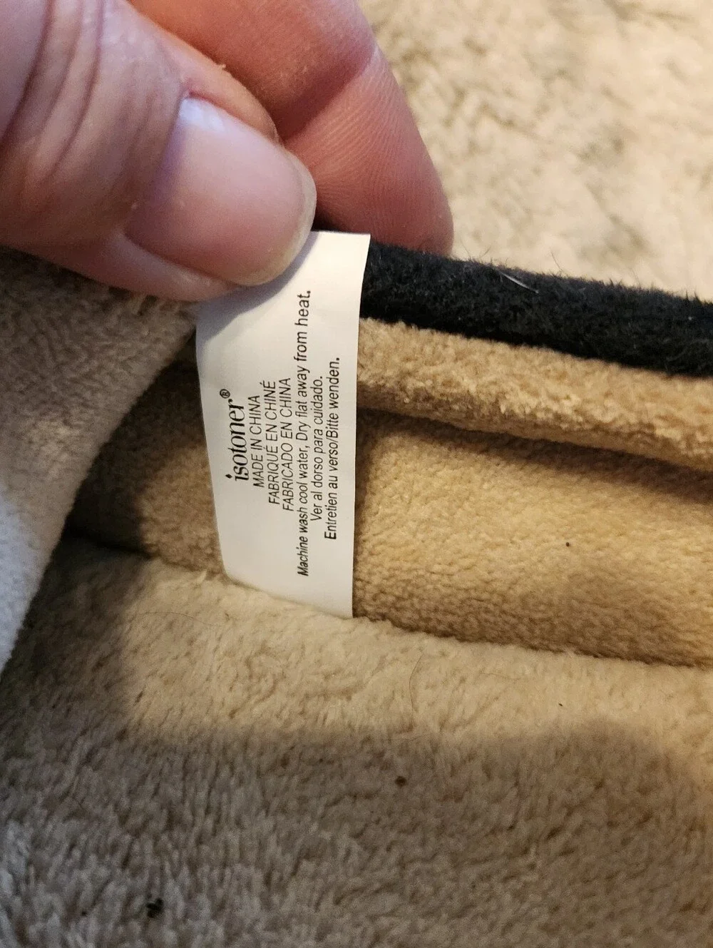 isotoner soft black
