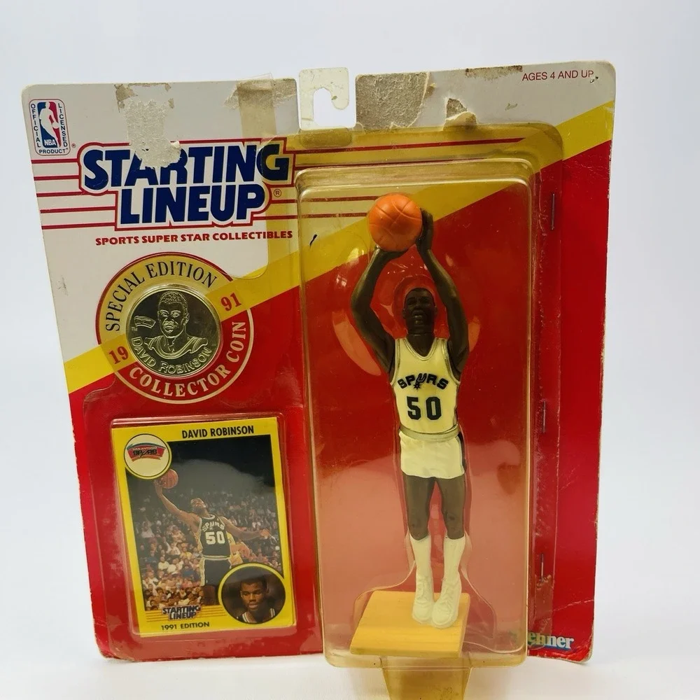 1991 Starting Lineup Figure NBA David Robinson San Antonio Spurs Admiral