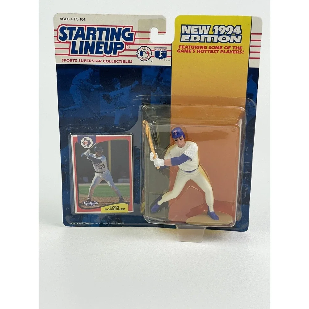 Starting Lineup 1994 Ivan Rodriguez Texas Rangers Baseball MLB SLU